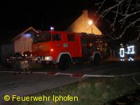 Scheunenbrand in Hellmitzheim