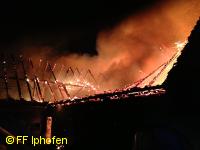 Scheunenbrand in Greuth 06.12.2012